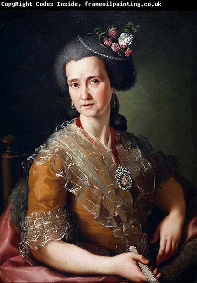 unknow artist Portrait of Manuela Tolosa y Abylio, the artist's wife